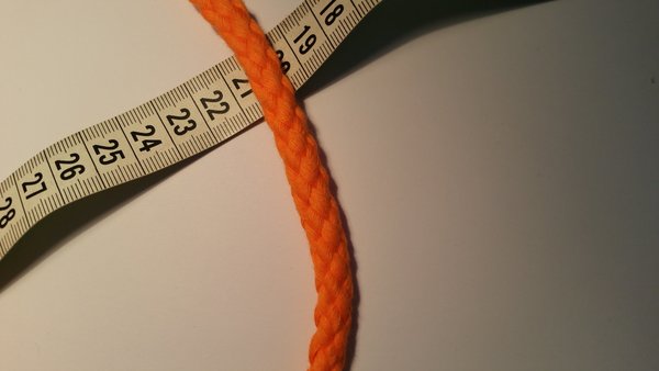 Flechtkordel 10mm orange